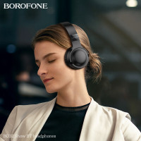 Бездротові навушники BOROFONE BO32 Show BT headphones Black (Цвет Black) - фото № 5