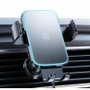 Автотримач для телефона з БЗПUsams CD230  Wireless Charging Car Holder (Air Vent) Black (7073)- № 7