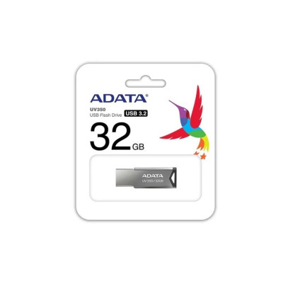 Flash A-DATA USB 3.2 UV 350 32Gb Silver (AUV350-32G-RBK) - зображення 5