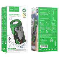 Портативна колонка HOCO BS48 Artistic sports BT speaker Camouflage Green (Колір Camouflage Green) - фото № 3