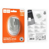 Маніпулятор миша бездротова HOCO GM34 Nuevo dual-mode business wireless mouse Gray White (30813)- № 2