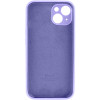 Чохол для смартфона Silicone Full Case AA Camera Protect for Apple iPhone 14 26,Elegant Purple - зображення 4