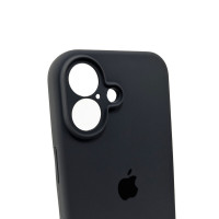 Чохол для смартфона Silicone Full Case AA Camera Protect for Apple iPhone 16 12,Dark Grey (Колір Dark Grey) - фото № 6