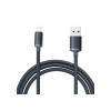 Кабель Baseus Crystal Shine Series Fast Charging Data Cable USB to iP 2.4A 2m Black (CAJY000101) - зображення 5