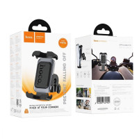 Автотримач для телефона HOCO H82 Vista bicycle Motorcycle Universal holder Black Metal Gray (Цвет Black Metal Gray) - фото № 2