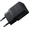 Мережевий зарядний пристрій Baseus Palm Fast Charger C+U 30W EU Cluster Black k57418 - № 1 Мережевий зарядний пристрій Baseus Palm Fast Charger C+U 30W EU Cluster Black (Black) Baseus - № 1