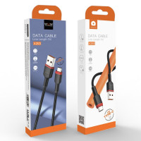 Кабель WUW-X203 USB Type-C 2,4A 1m black (Цвет Черный) - фото № 4