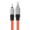 Кабель Baseus CoolPlay Series Fast Charging Cable USB to iP 2.4A 1m Orange (Orange)- № 4