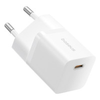 Мережевий зарядний пристрій Baseus GaN5 Fast Charger (mini) 1C 25W EU Moon White (with: Baseus Dynamic 3 Series Fast Charging Data Cable Type-C to Typ (Цвет Moon-White) - фото № 4