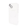 Чохол для смартфона AG Glass Matt Frame Color MagSafe Logo for Apple iPhone 13 Pearly White (AGMattFrameMGiP13White)