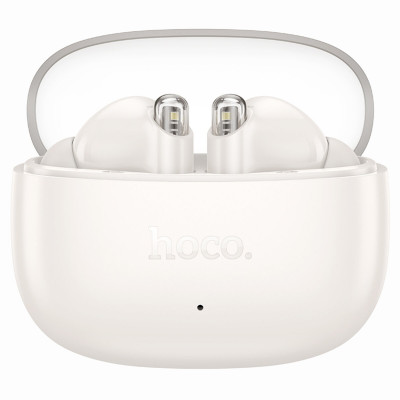 Навушники HOCO EQ12 Rima true wireless BT headset Milky White - зображення 2
