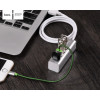 USB-хаб HOCO HB1 4USB Line machine Silver (Silver)- № 5