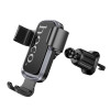 Автотримач для телефона HOCO H80 Vista gravity car holder (air outlet) Black Metal Gray (Black Metal Gray)- № 6