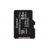 microSDXC (UHS-1) Kingston Canvas Select Plus 64Gb class 10 А1 (R-100MB/s) (adapter SD) - зображення 2