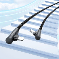 Кабель BOROFONE BU50 elbow magnetic PD charging data cable iP 1m Black (Цвет Черный) - фото № 4