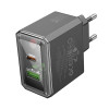 Мережевий зарядний пристрій BOROFONE BAS32A Treasure PD30W+QC3.0 charger(EU) Black (7073)- № 2