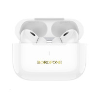Бездротові навушники BOROFONE BW59 Plus True wireless ANC noise reduction BT headset White (Цвет Белый) - фото № 4