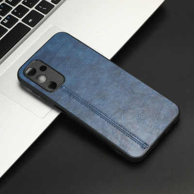 Чохол для смартфона Cosmiс Leather Case for Samsung Galaxy A24 4G Blue (CoLeathSA24Blue) - зображення 6