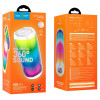 Портативна колонка HOCO HC8 Pulsating colorful luminous wireless speaker White (7068)- № 2