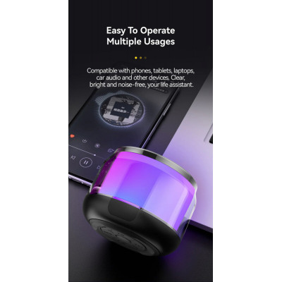 Портативна колонка ESSAGER(Color box)  Tiger portable bluetooth speaker Black - изображение 8