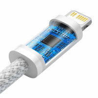 Кабель Baseus Dynamic Series Fast Charging Data Cable Type-C to iP 20W 1m White (Цвет Белый) - фото № 2