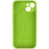 Чохол для смартфона Silicone Full Case AA Camera Protect for Apple iPhone 15 24,Shiny Green (Shiny Green)- № 2