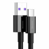 Кабель Baseus Superior Series USB to Type-C 66W 1m Black (7073)- № 2
