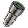 Автомобільний зарядний пристрій HOCO Z52 Spacious PD38W (1C1A) car charger Transparent Black (Transparent-Black)- № 3