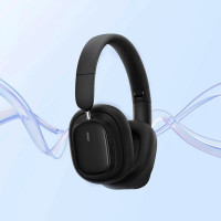 Бездротові навушники Baseus Bowie H1i Noise-Cancellation Wireless Headphones Cluster Black (Колір Черный) - фото № 7