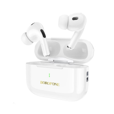 Навушники BOROFONE BW59 Plus True wireless ANC noise reduction BT headset White - изображение 1