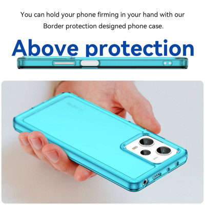 Чохол для смартфона Cosmic Clear Color 2 mm for Xiaomi Redmi Note 12 Pro 5G Transparent Blue (ClearColorXRN12P5GTrBlue) - зображення 4