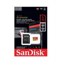 Карта пам'яті microSDXC (UHS-1 U3) SanDisk Extreme A2 1TB class 10 V30 (R190MB/s,W130MB/s) (adapter SD)  - фото № 3