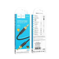 Аудiокабель HOCO UPA30 Friend audio cable AUX Black (Цвет 7073) - фото № 2