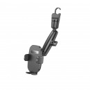 Тримач для мобільного HOCO H17 Waves rearview mirror car holder Black
