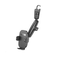 Тримач для мобільного HOCO H17 Waves rearview mirror car holder Black (Цвет Черный), Атикул k47859 |  купить на VILKI.NET - фото № 1