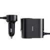 Автомобільний зарядний пристрій Baseus High Efficiency Pro 1-for-2 Car Cigarette Lighter 30W Cosmic Black (Cosmic-Black)- № 4