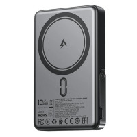 Зовнішній акумулятор ACEFAST M17 PD20W/22.5W magnetic fast charging power bank with built-in stand 10000mAh Black