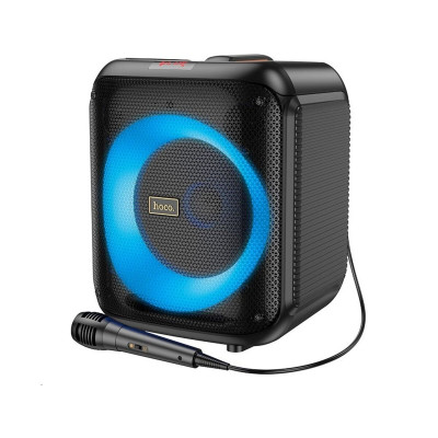 Портативна колонка HOCO HA1 Graceful outdoor BT speaker Black - изображение 1