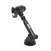 Автотримач для телефона з БЗП HOCO CA60 Aspiring infrared sensor wireless charging car holder Black (Черный)- № 4