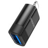 Адаптер BOROFONE BV18 iP male to USB female USB2.0 adapter Black (7073)- № 4