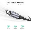 Кабель UGREEN US290 USB 2.0 A to Micro USB Cable Nickel Plating Aluminum Braid 2m (Black) (UGR-60148) (Metal-Black)- № 3