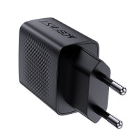 Мережевий зарядний пристрій ACEFAST A78 PD20W GaN (USB-A+USB-C) charger Black (Цвет Черный) - фото № 4