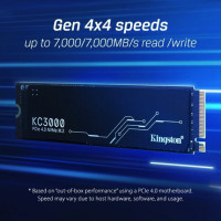 Накопичувач SSD M.2 Kingston KC3000 2048GB NVMe 2280 PCIe 4.0 x4 3D NAND TLC  - фото № 7