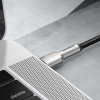 Кабель Baseus Cafule Series Metal Data Cable Type-C to Type-C 100W 2m Black (7073)- № 4