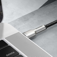 Кабель Baseus Cafule Series Metal Data Cable Type-C to Type-C 100W 2m Black (Колір 7073) - фото № 4