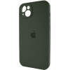Чохол для смартфона Silicone Full Case AA Camera Protect for Apple iPhone 15 40,Atrovirens (Atrovirens)- № 3