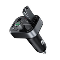 АЗП з FM-модулятором Baseus S-09 Lite Series Car FM Transmitter Cluster Black (Колір Черный) - фото № 3