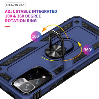 Чохол для смартфона Cosmic Robot Ring for Xiaomi Redmi Note 11/Note 11S Blue (RobotXRN11Blue) - изображение 3