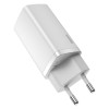 Мережевий зарядний пристрій Baseus GaN2 Lite Quick Charger C+U 65W EU White - изображение 3
