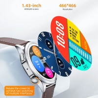 Смарт-годинник HOCO Y21 AMOLED Smart sports watch(call version) Metal gray (Цвет Metal Gray) - фото № 5